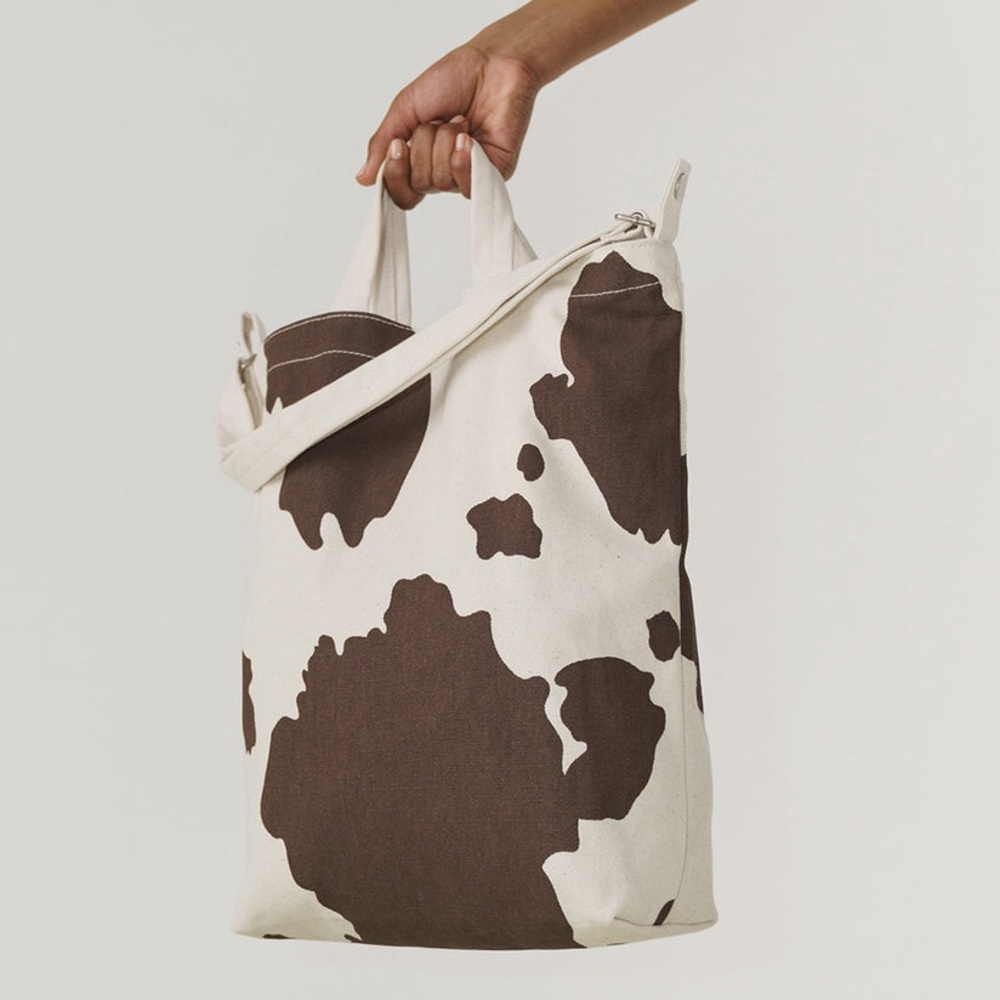 NWT Baggu Cow Print Duck Bag